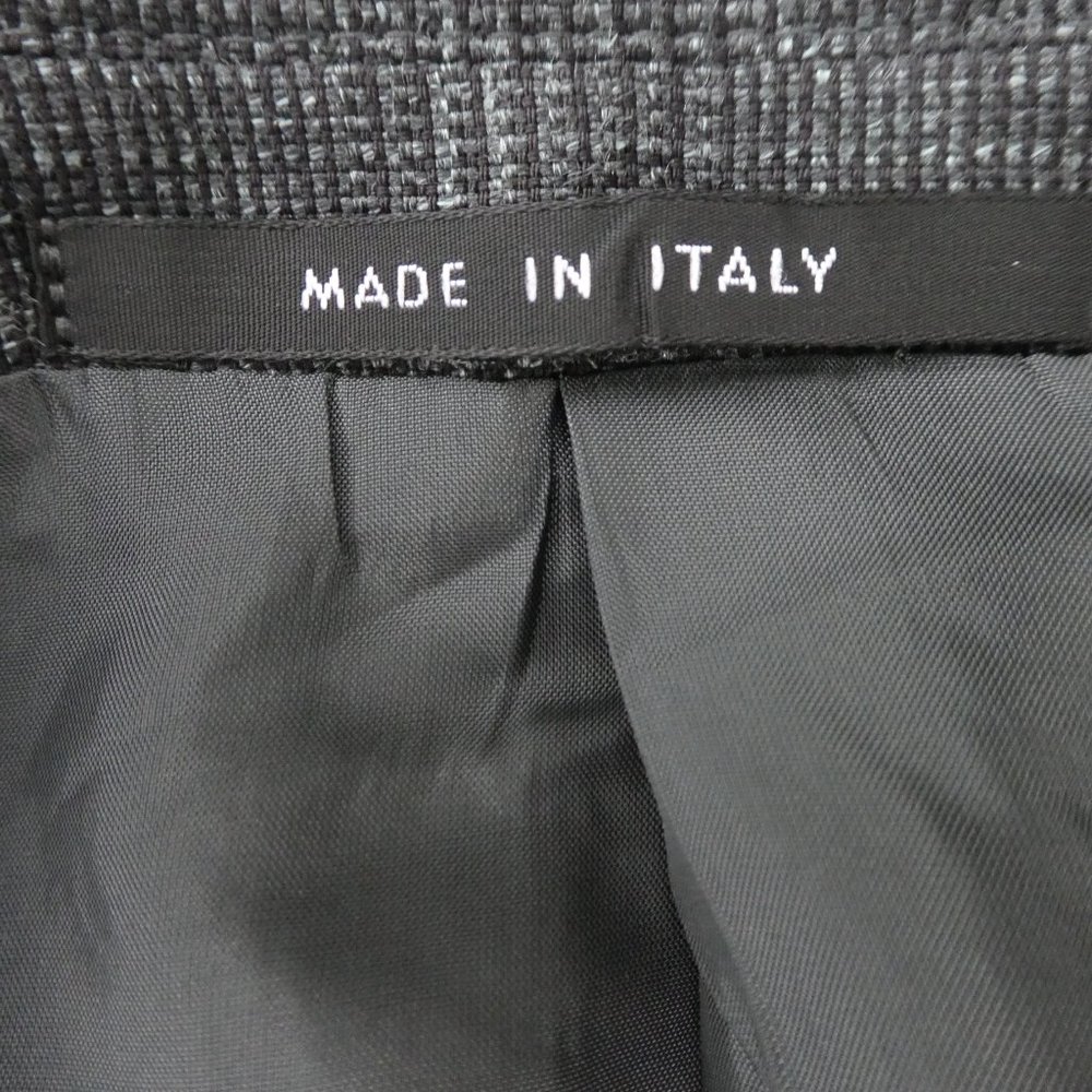 NEW Armani Collezioni Sport Coat Blazer Silk Wool Linen Plaid 48in Chest iTaLY - Picture 8 of 13